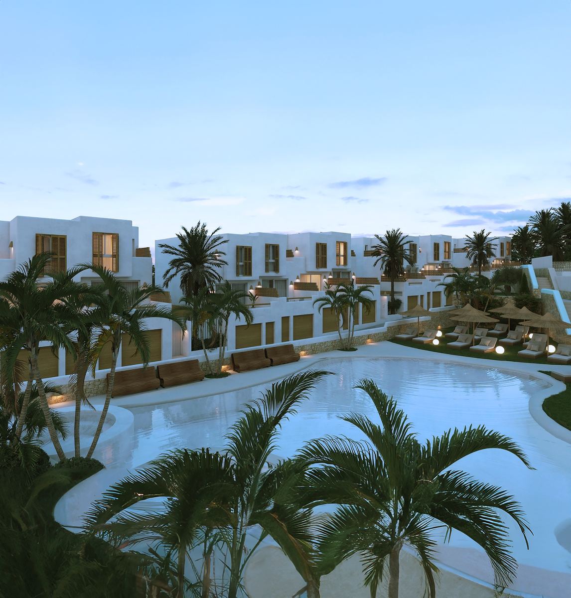 Almunia Hills — vista panorámica del resort